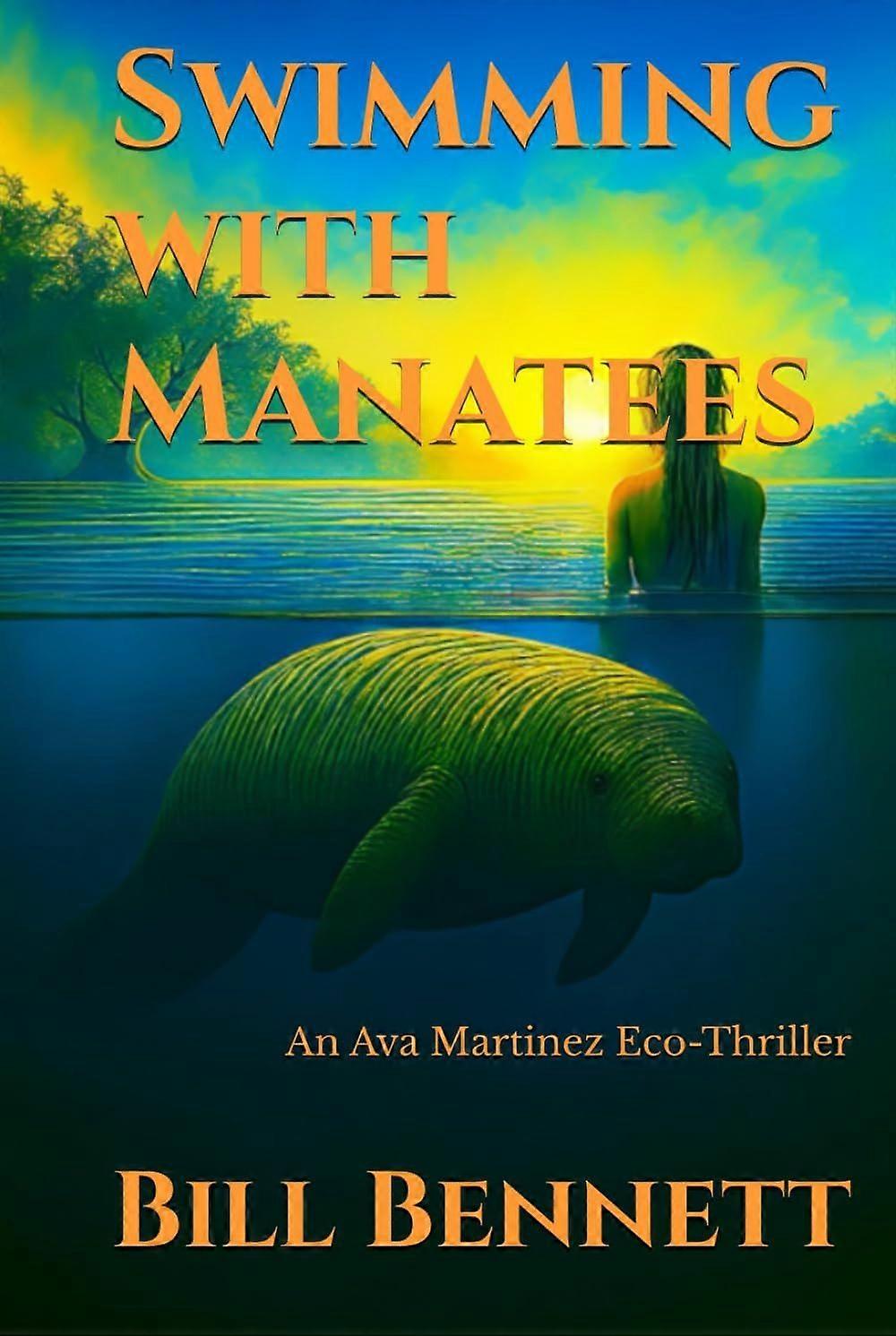 Swimming with manatees