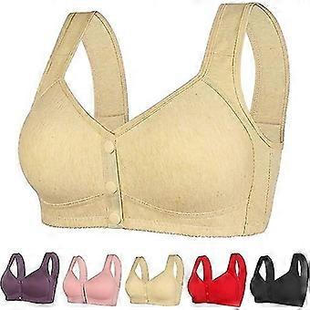 Gänseblümchen-BH vorne, Daisy BH für Damen, BHs mit Druckknöpfen vorne ohne Bügel Push-up-Sport-Push-up-BH mit hohem Halt