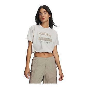 Under Armour Womens/Ladies Logo Printed Cropped Casual T-Shirt