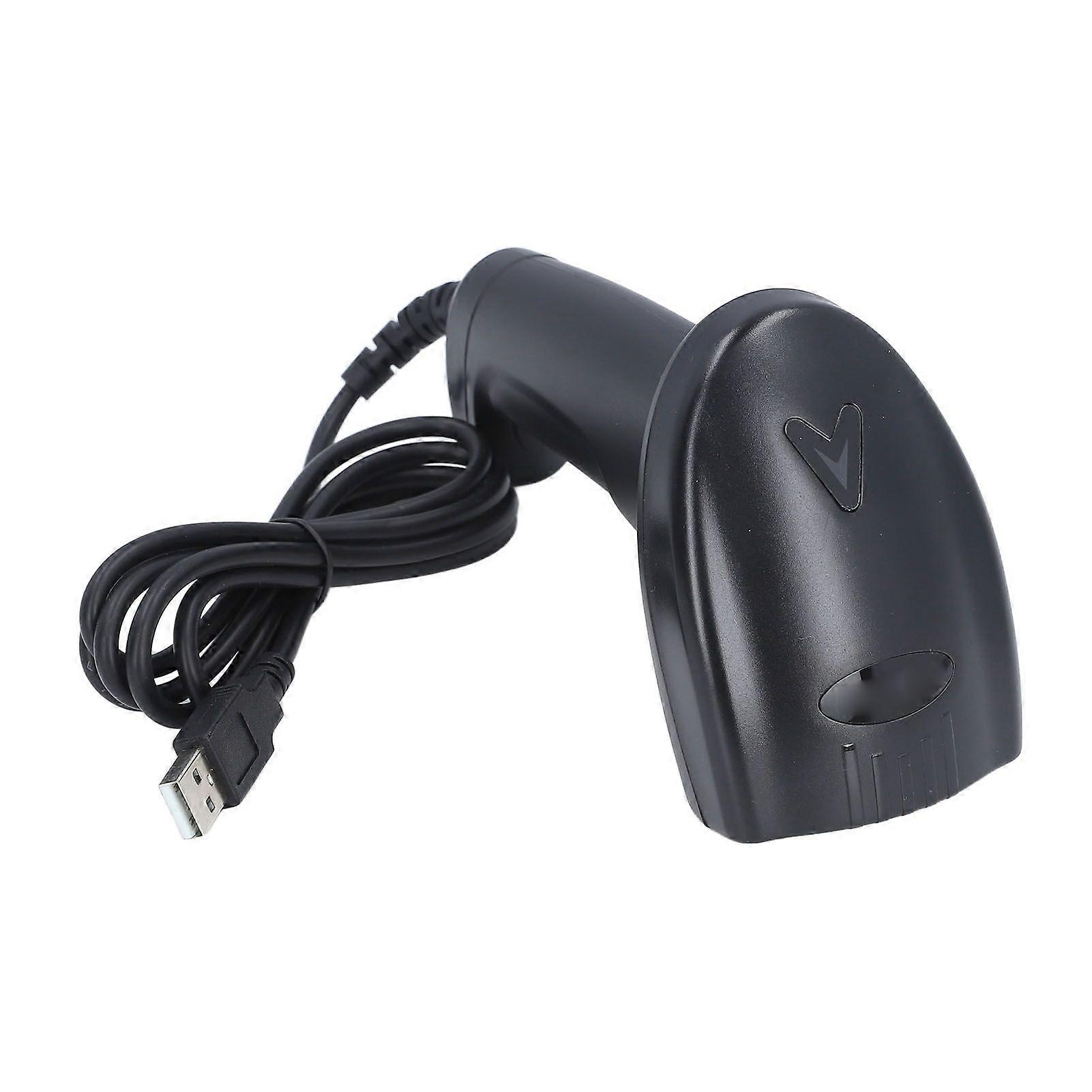 USB Wired Barcode Scanner 1D Barcode Scanning Gun Handheld Barcode Reader for Store Supermarket Warehouse