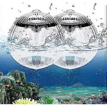 Floating Pool Light, 2 Pack Solar Pool Lights Underwater Light Pool Lights Solar Floating Ball Water Floating Lamps Color Changing Pool Accessories Fo