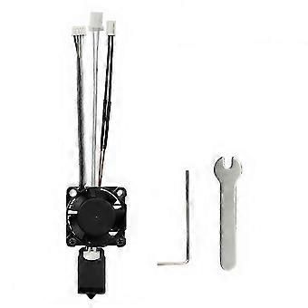 Compatible with X1 3D Printer Hotend Kit with Cooling Fan Hardened Steel Nozzles Enhanced Printing Precision 0. QD