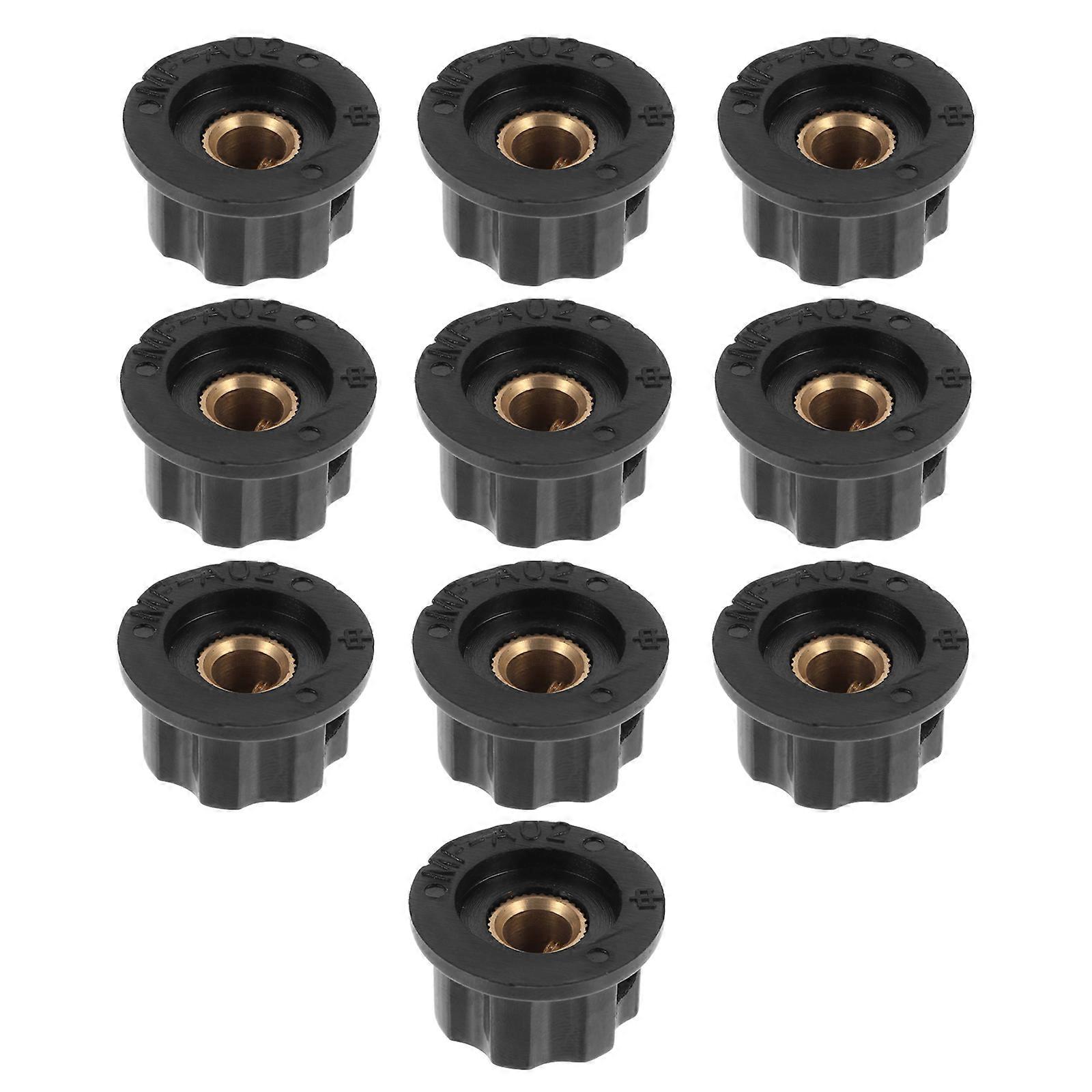 10 Pcs Potentiometer Control Knob Insert Shaft Potentiometer Volume Control Knob
