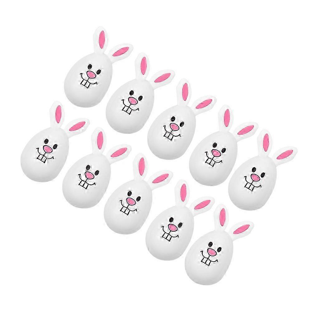10pcs Fillable Easter Eggs Rabbit Shape Eggs Openable Eggs Fillable Eggs Candy Holder