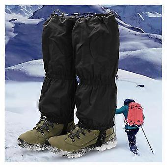 Waterproof Hiking Leg Gaiters 210T Durable Fabric with Adjustable Secure Fit and Snake Bite Protection