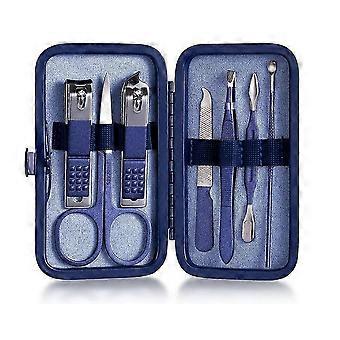 Manicure Set and Pedicure Kit, 7 Piece Rustproof Stainless Steel Grooming Tools with Travel Case