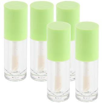 Empty Lip Gloss Vials for DIY Makeup 10Pcs Refillable Clear Plastic Tubes