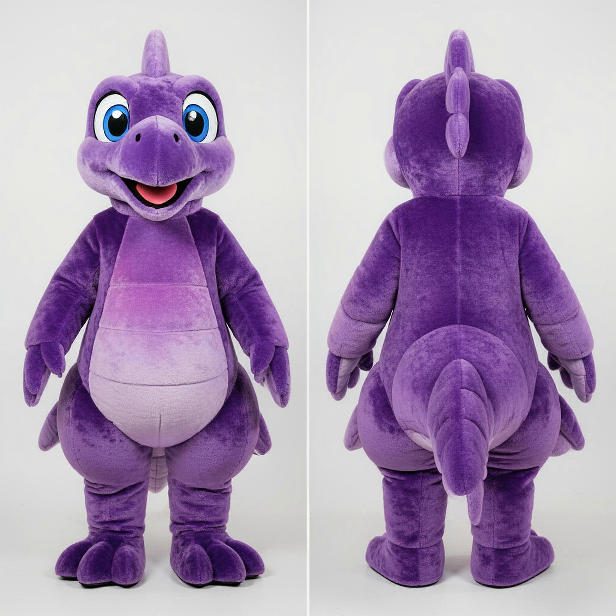 MASTICOT Purple Feathered Archeopteryx Mascot