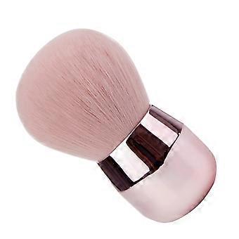 Pink Mushroom Shape Foundation Brush for Makeup Use 2Pcs