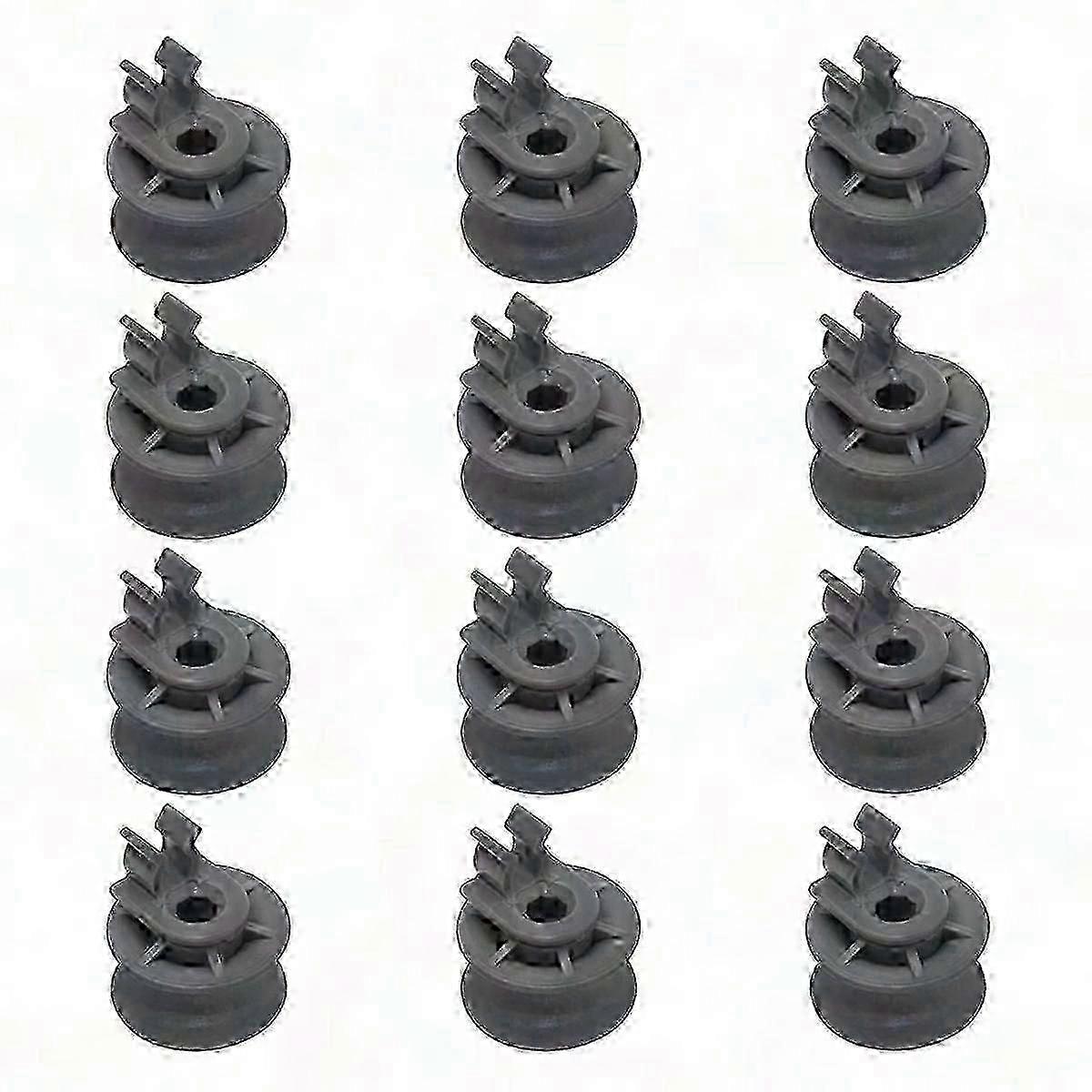 12x Upper Dishrack Replacement Rollers