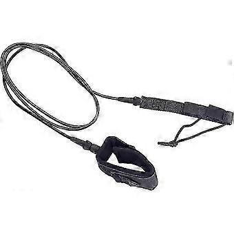 Gerade Surf-Leash, 251 cm, strapazierfähiges Premium-Seil, korrosionsbeständig, mit doppeltem Drehring, neoprengepolsterter Knöchelmanschette, Kantenschutz für Surfbrett, SUP und Stand