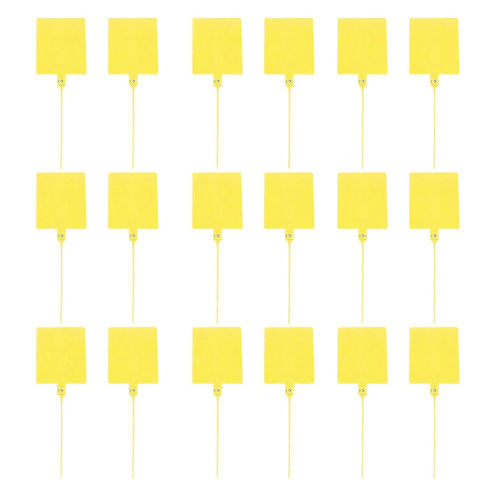 100Pcs Tags for Storage Use with Plastic Zip Ties