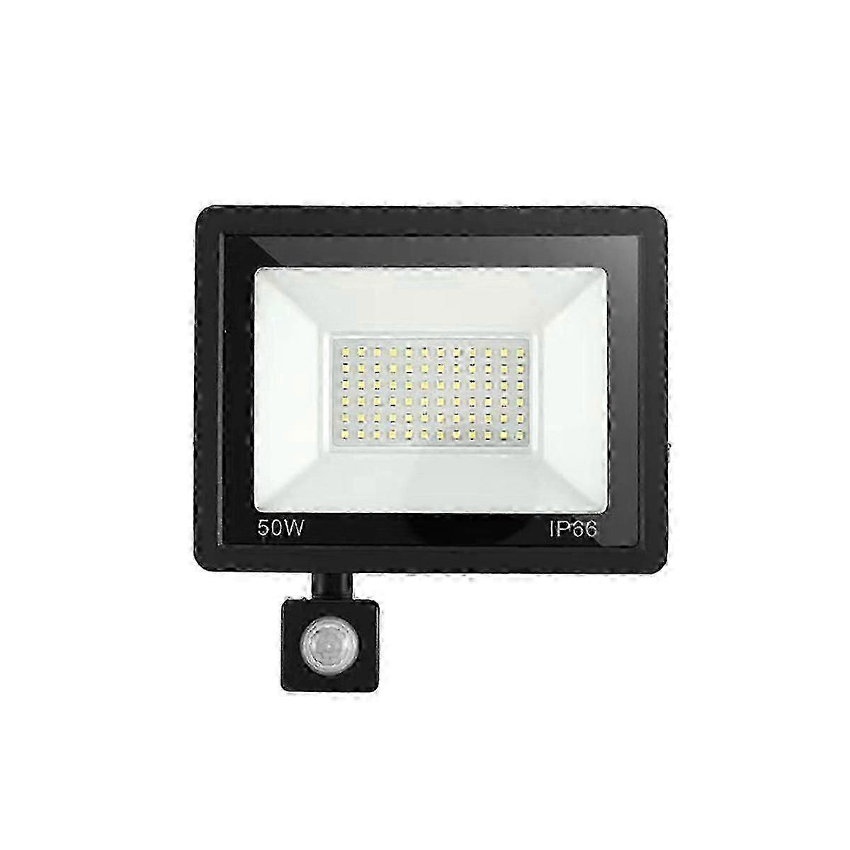 50W Outdoor PIR Motion Sensor Security Flood Light, Designed for Garden Use