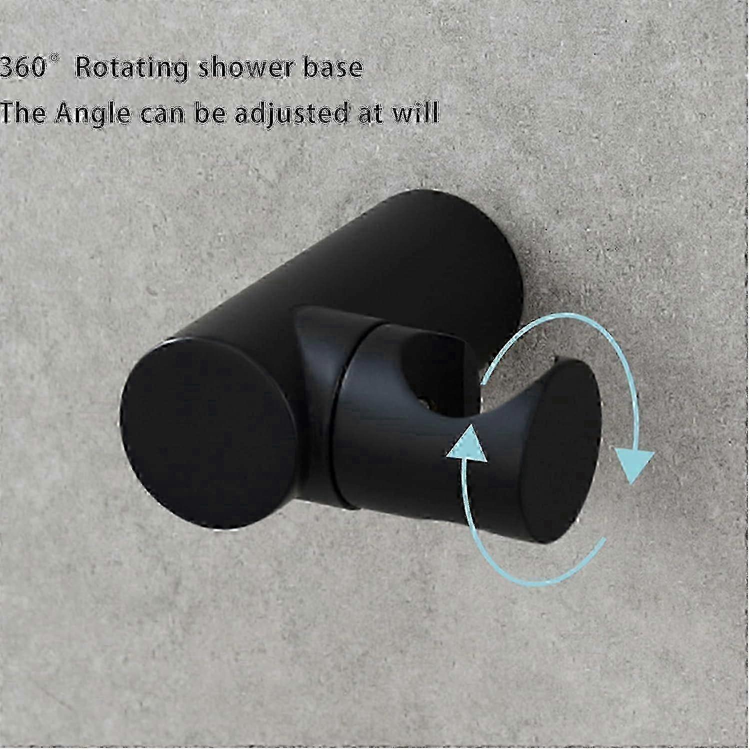 Shower Head Holder,Adjustable Handheld Brass Shower Head Bracket, Wall Mounted