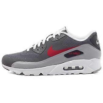 Nike Air Max 90 Dämpfung, abriebfeste Dämpfung, strapazierfähige Laufschuhe, niedrig geschnitten, Herren, Grau/Rot, 819474-006