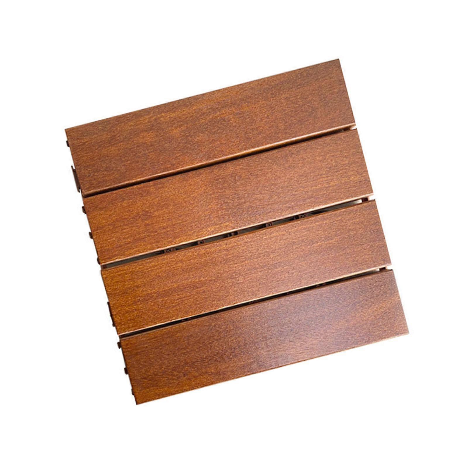 Interlocking Deck Tiles Outdoor Flooring Easy to Assemble Self Laying