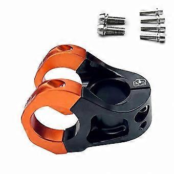 Potencia corta de aleación de aluminio para bicicleta, compatible con bicicletas de montaña y de carretera.