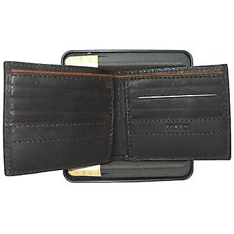 Mannen lederen add-ons SLM THORPE LTHR BIFOLD DRK bruin ML3031201