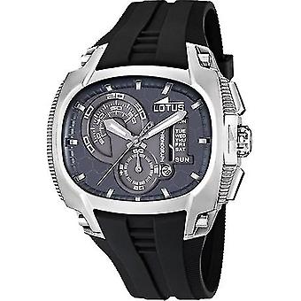 Lotus tornade Quartz Analog Man Watch avec L15754/2 Bracelet en caoutchouc