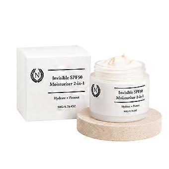 SPF 50 Facial Sunscreen Moisturizer for Daily UV Protection and Lightweight Skin Hydration