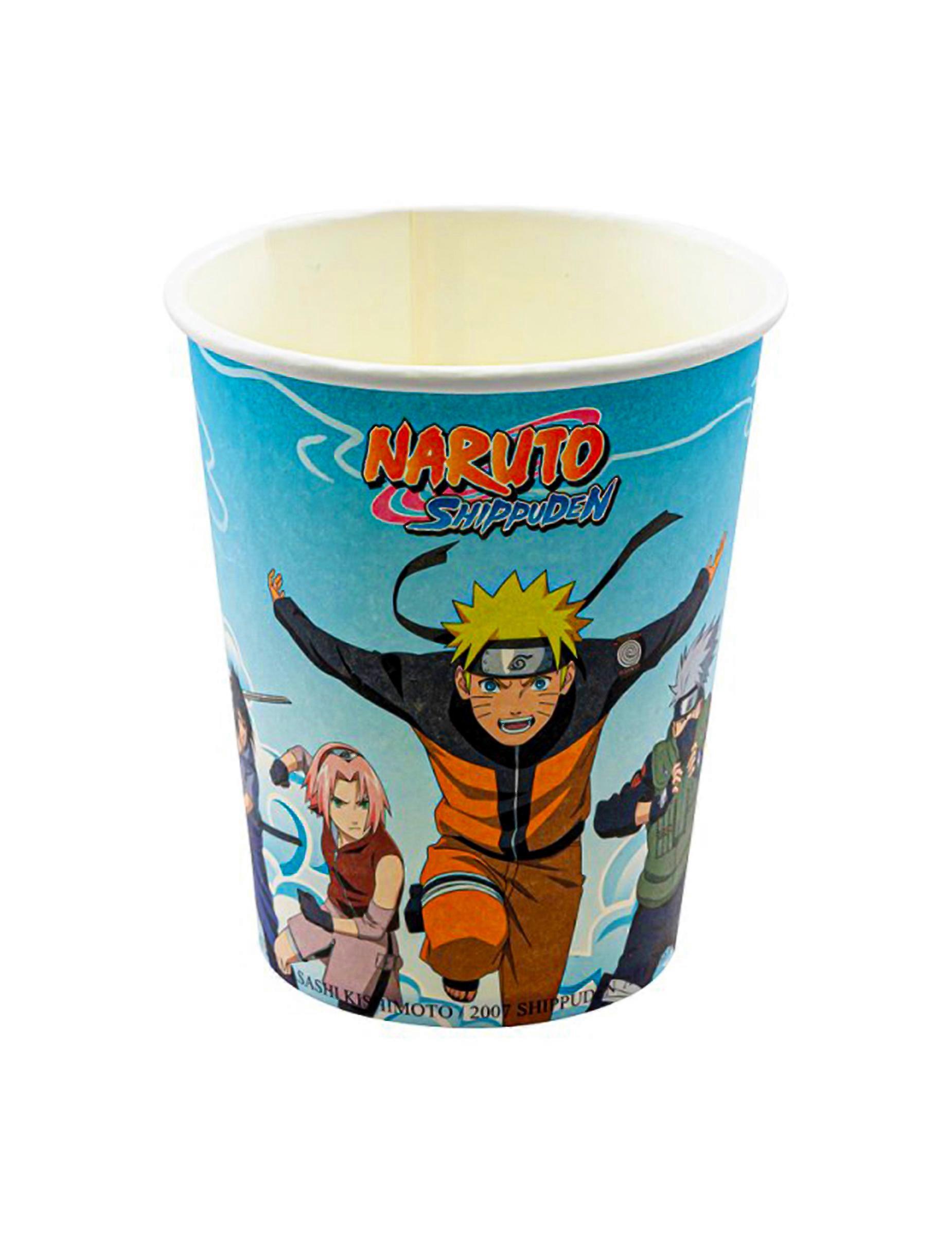 8 gobelets carton Naruto Shippuden 250ml