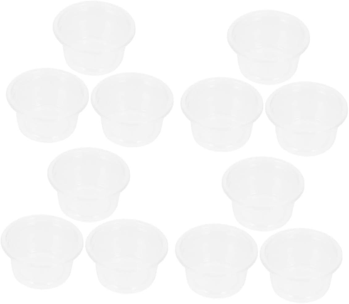 30 Pack Reptile Feeding Cups with Shallow Access ABS Plastic