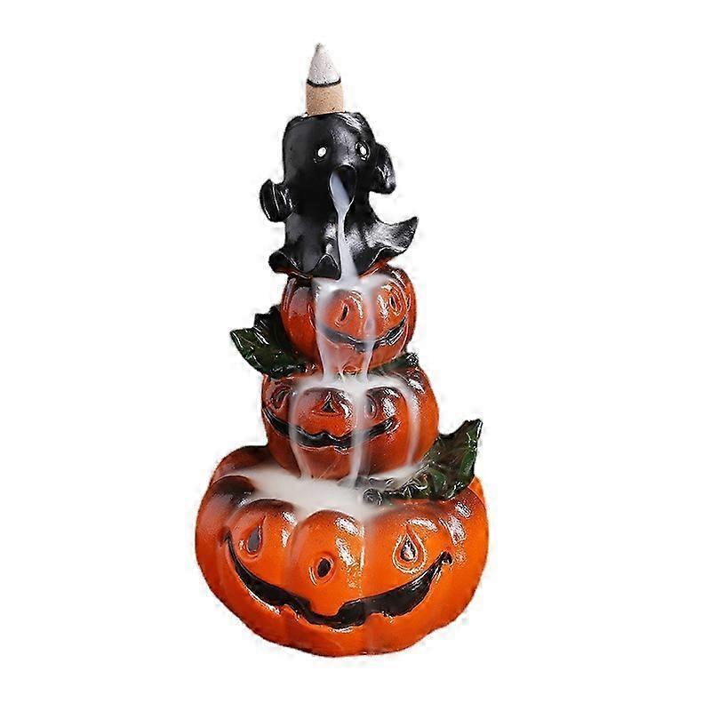Resin Pumpkin Backflow Incense Holder