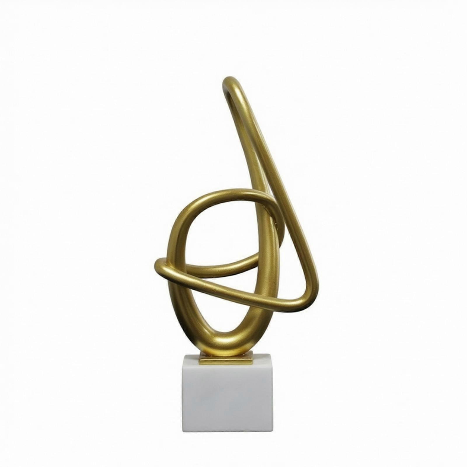 Endless Loop Loop Sculpture Modern Abstract Sculpture Geometric for Office