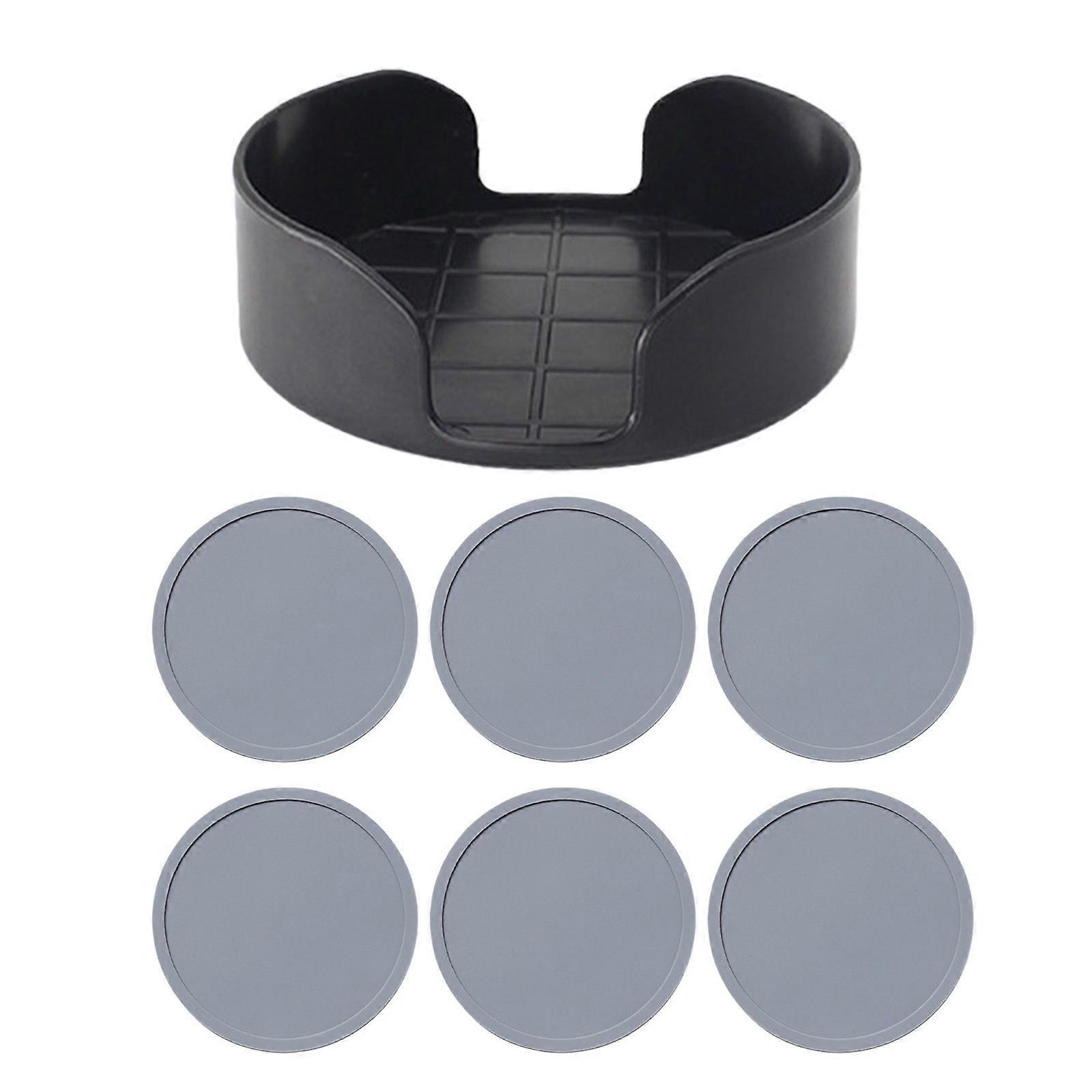 Nonslip Silicone Coasters 10cm Set