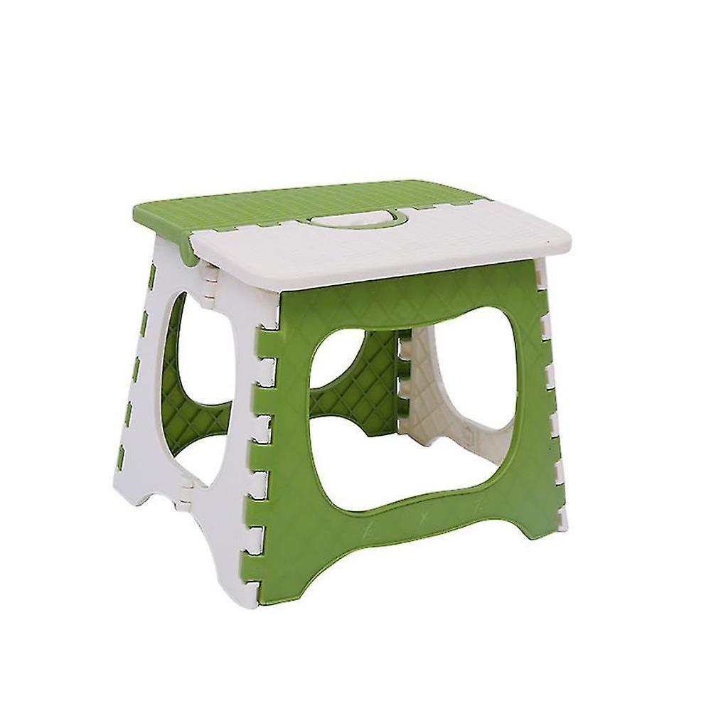 Folding Chair, Thickened Plastic Folding Stool, Safe And Solid Shower Stool, One Button Opening, Convenient For Indoor And Outdoor Use (green)
