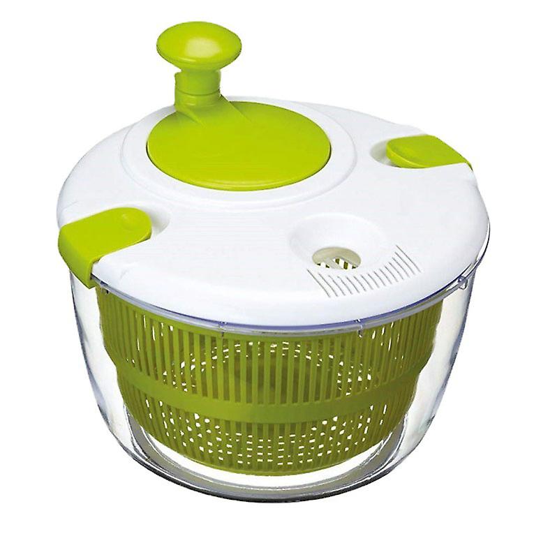 Salad Rotator Retractable Transparent Green