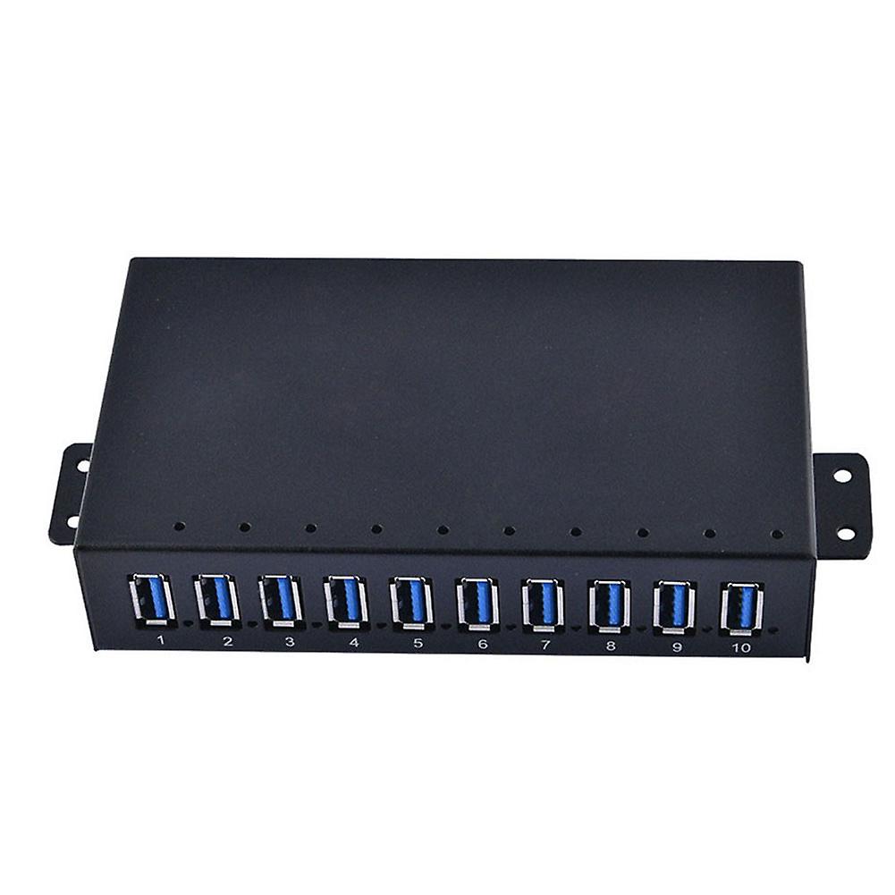 10-port USB 3.0 Ultra Slim Hub Data Hub with Power Adapter for Computer Notebook
