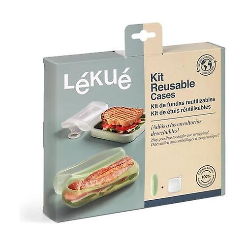 Kit of reusable platinum silicone covers 1 unit (White)