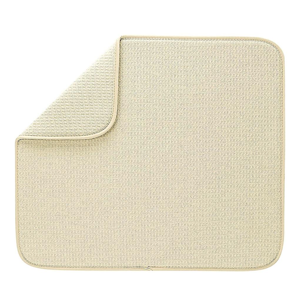 Dish Drying Mat Absorbent Dish Drainer Kitchen Pad Washable Fast Drying Pad