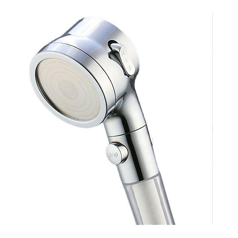 Showerhead Three-speed hand shower with one-touch water shut-off Silver