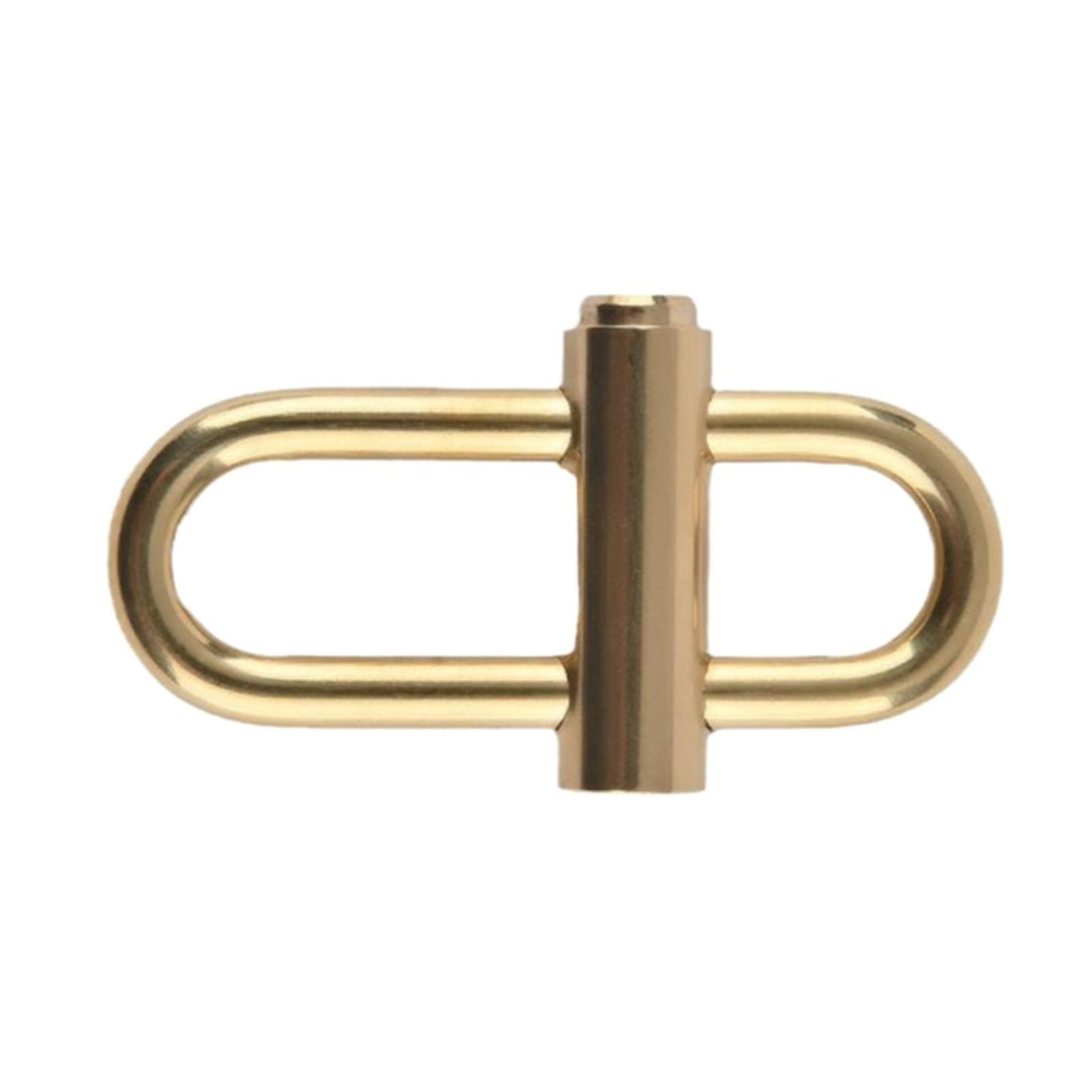 Unique Clip Key Chain Ring Brass Keychain Push Button Belt Clip Good Quality