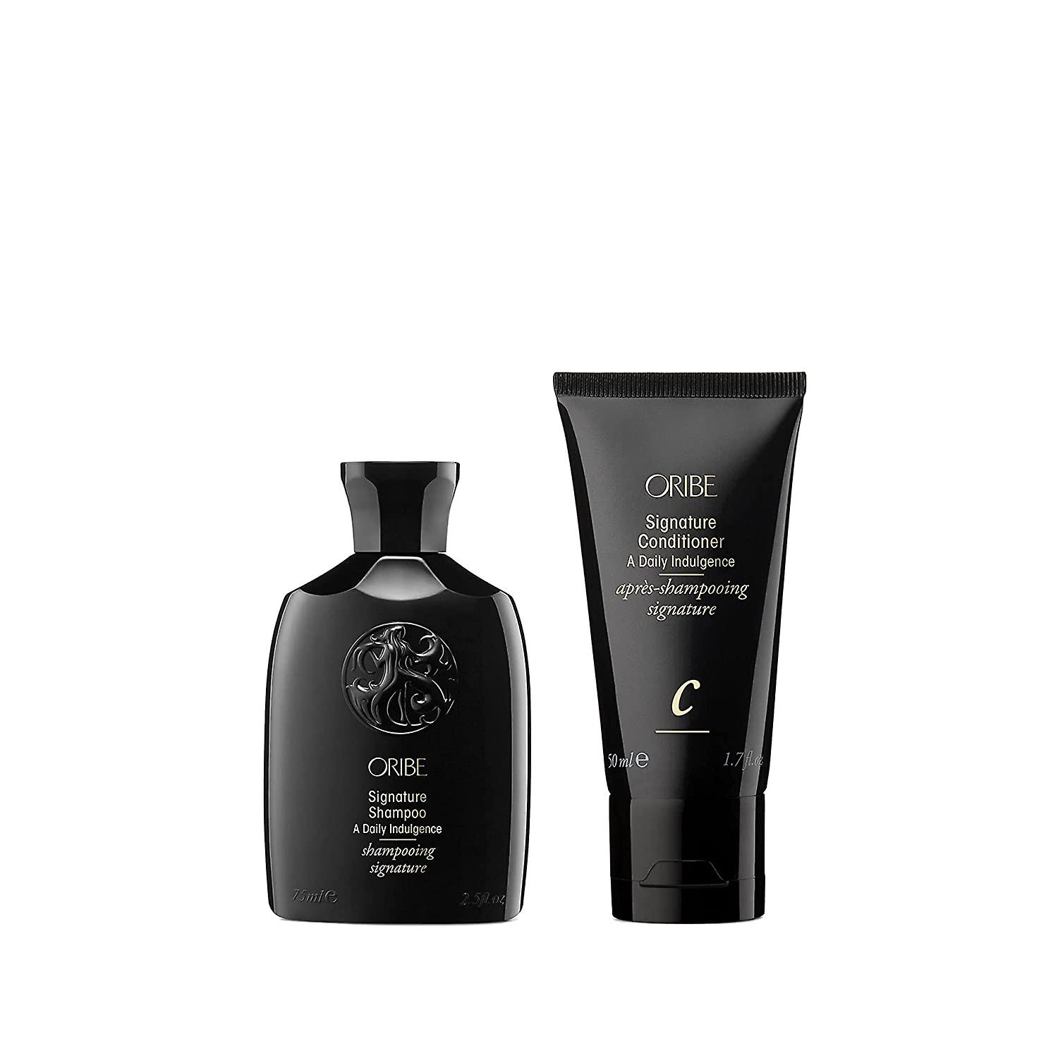 Oribe Signature Shampoo And Conditioner 2.7 Oz Travel Size Set