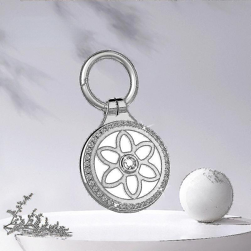 Airtag Keychain, Metal Protective Case For Airtag With Key Ring Glitter For Dog, Cat, Kids, Keys, Wallet