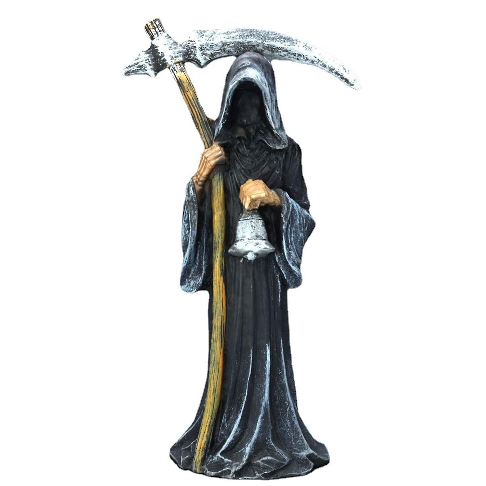 Grim Reaper Statue Altar Sculpture Household Craft Home Ornament Suitable For Office Wine Cooler Decor