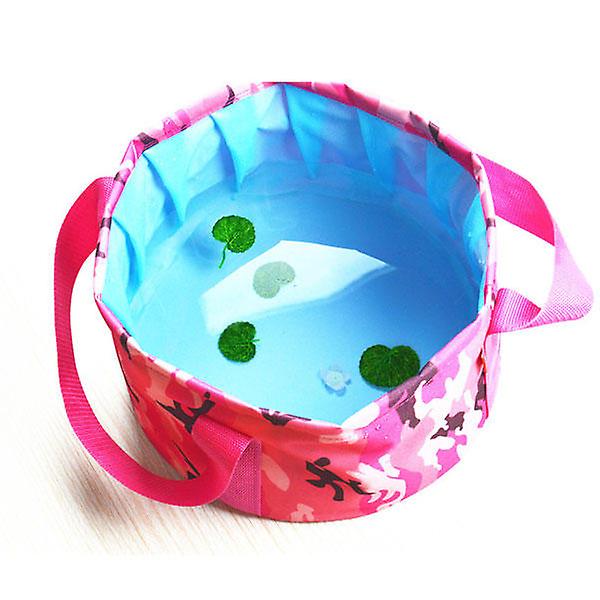 Portable Folding Water Bucket For Travel, Camping, Picnic, Fishing - Outdoor Storage Basket Organizer