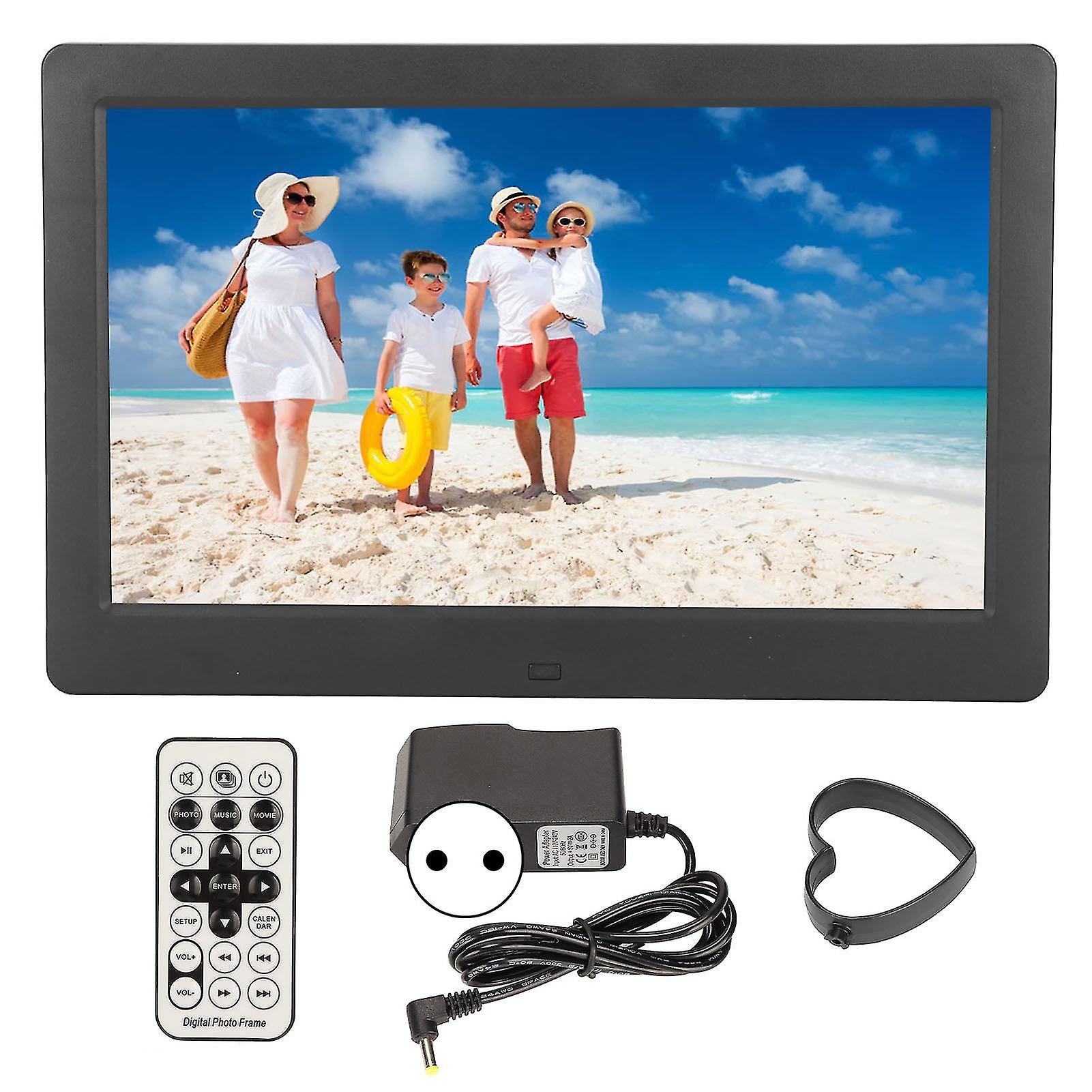 10" HD Digital Photo Frame with Remote, Slideshow, Music, and Clock Functions