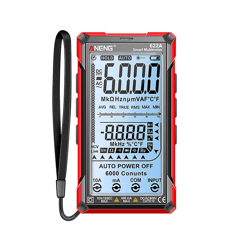 Digital Multimeter Tester Smart Touch Auto-ranging 6000 Counts