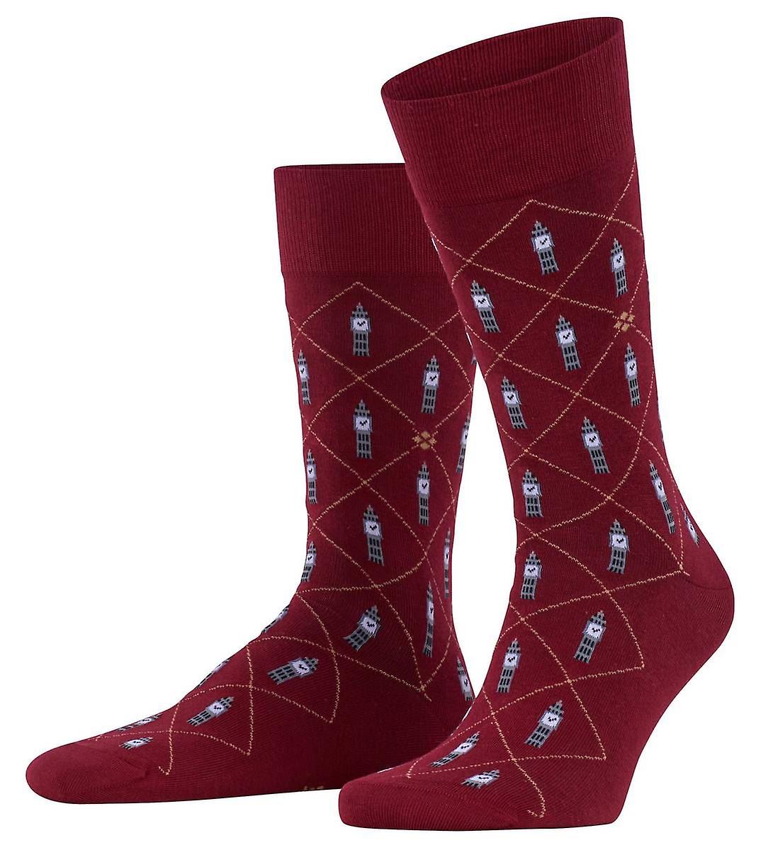 Burlington Big Ben Socks - Burgundy
