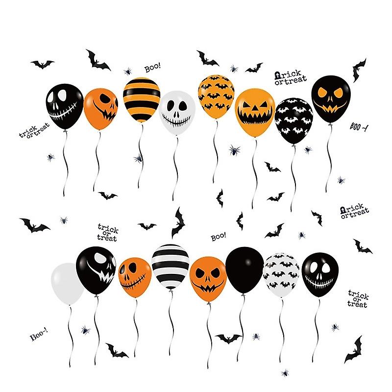 Halloween Horror Decoration Sticker Balloon Electrostatic Sticker