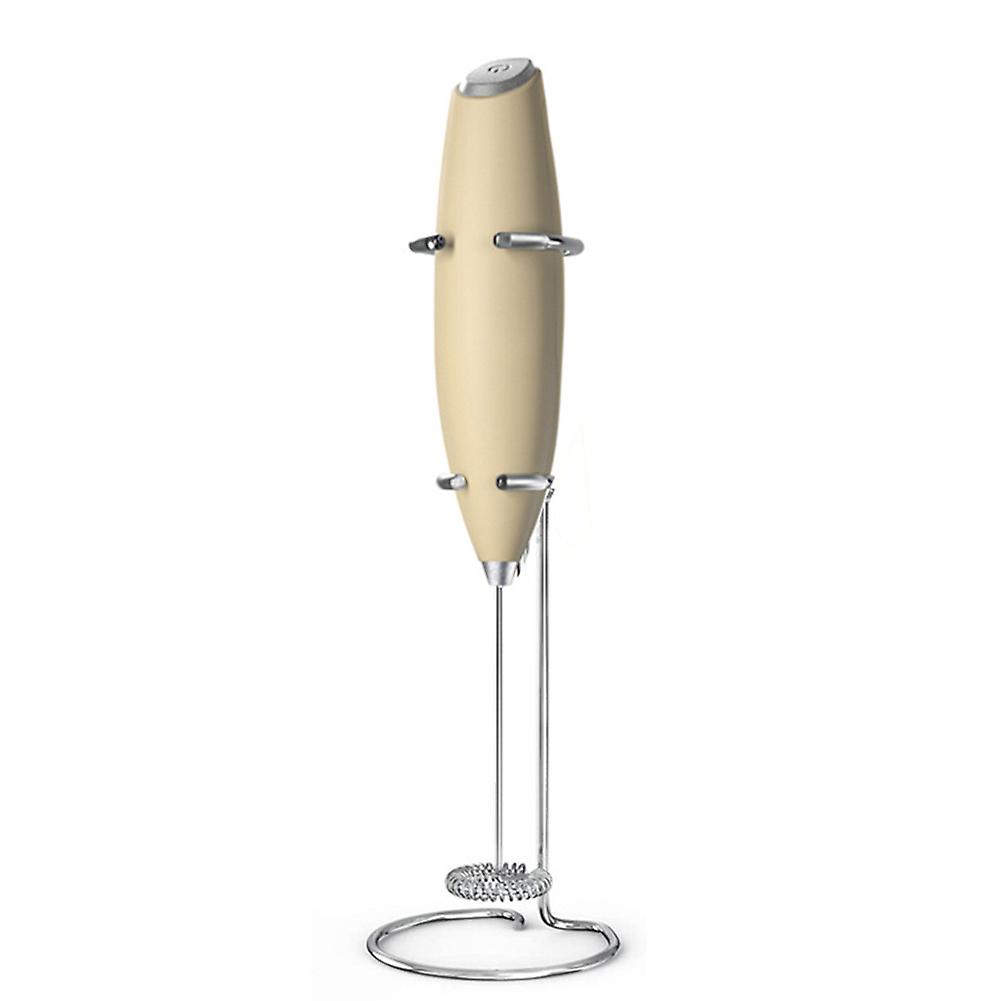 Mini Portable Frother Foamer with Bracket Whisk Wireless Frother Kitchen Stirring Tool