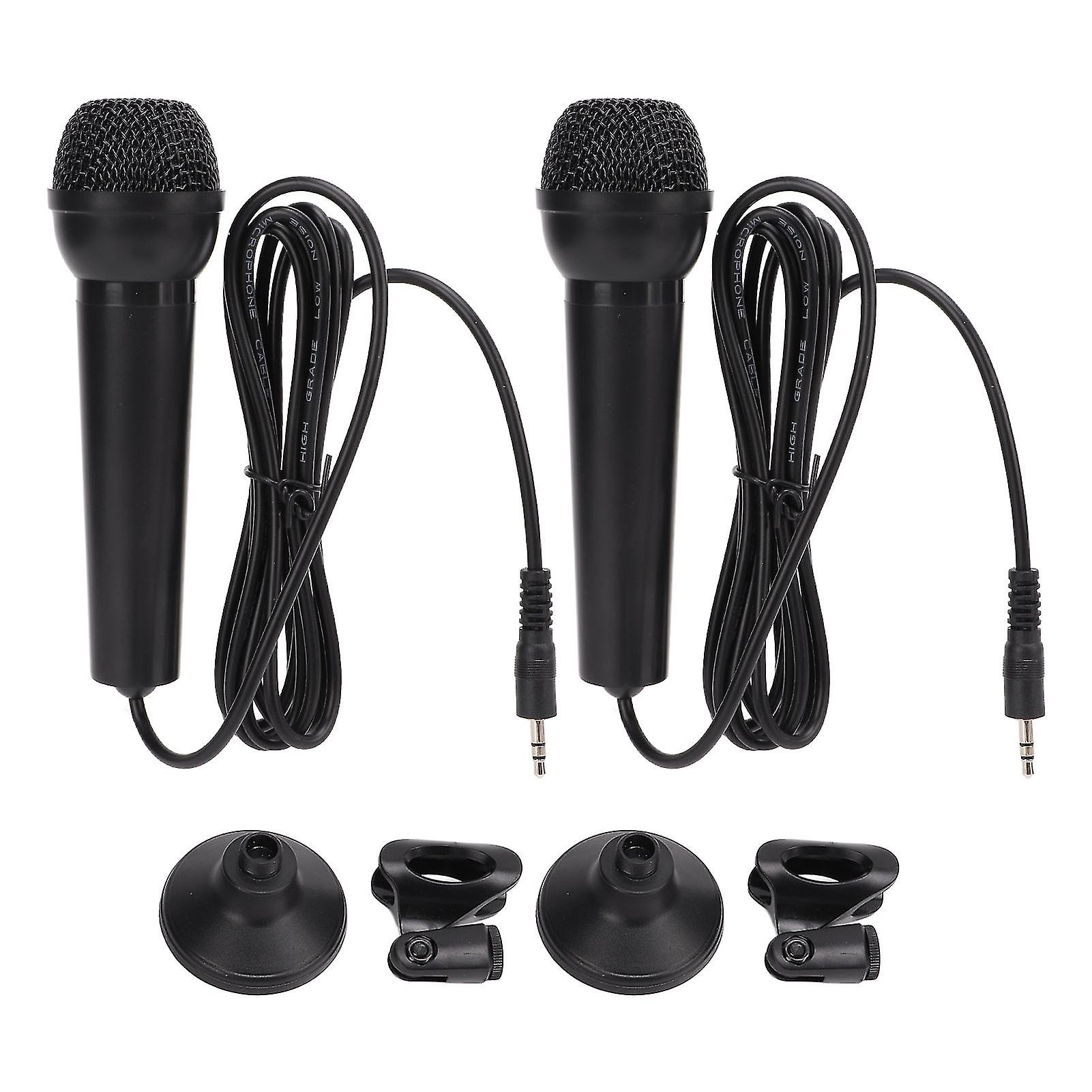 Computer Microphone 3.5mm Wired Plug and Play Anti Interference Wide Compatibility PC Microphone