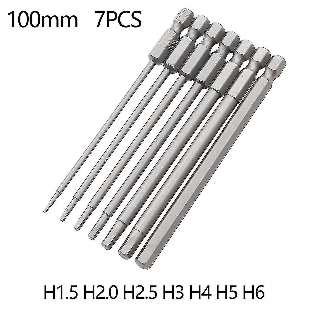 150 mm / 200 mm inbussleutel bits set inbusschroevendraaierbits tips inbussleutel schroevendraaier bitset