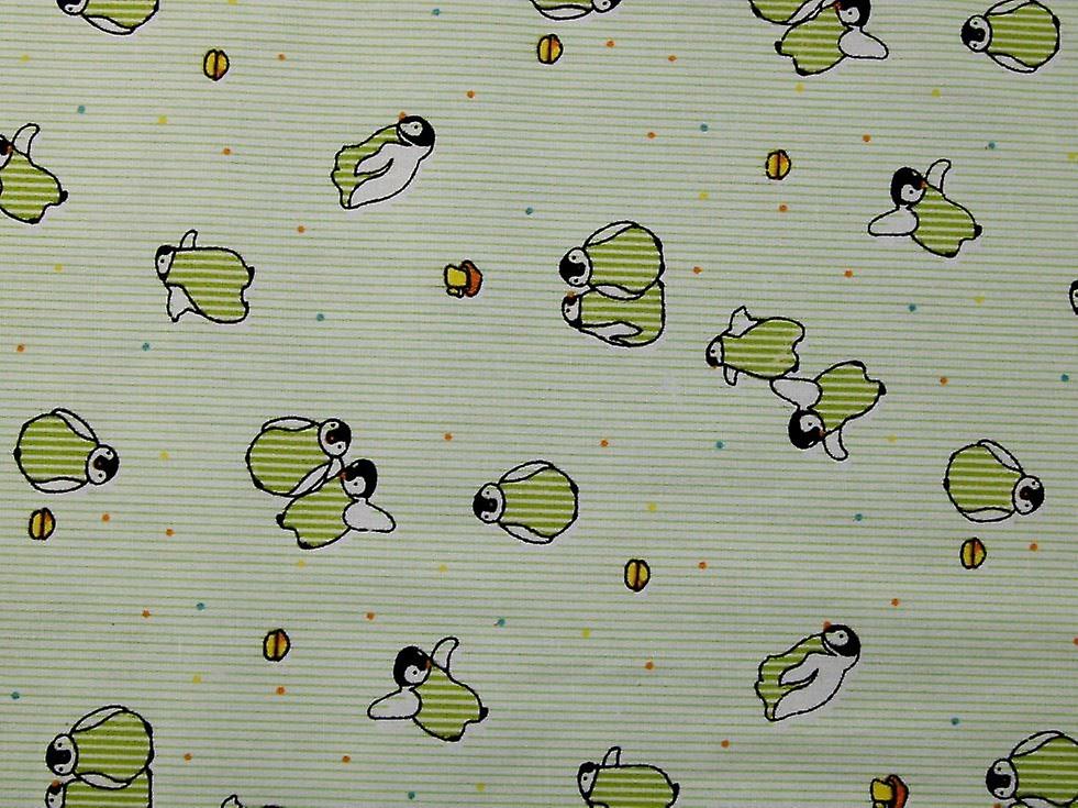 Tissu Minerva 100% Coton Vert - au mètre