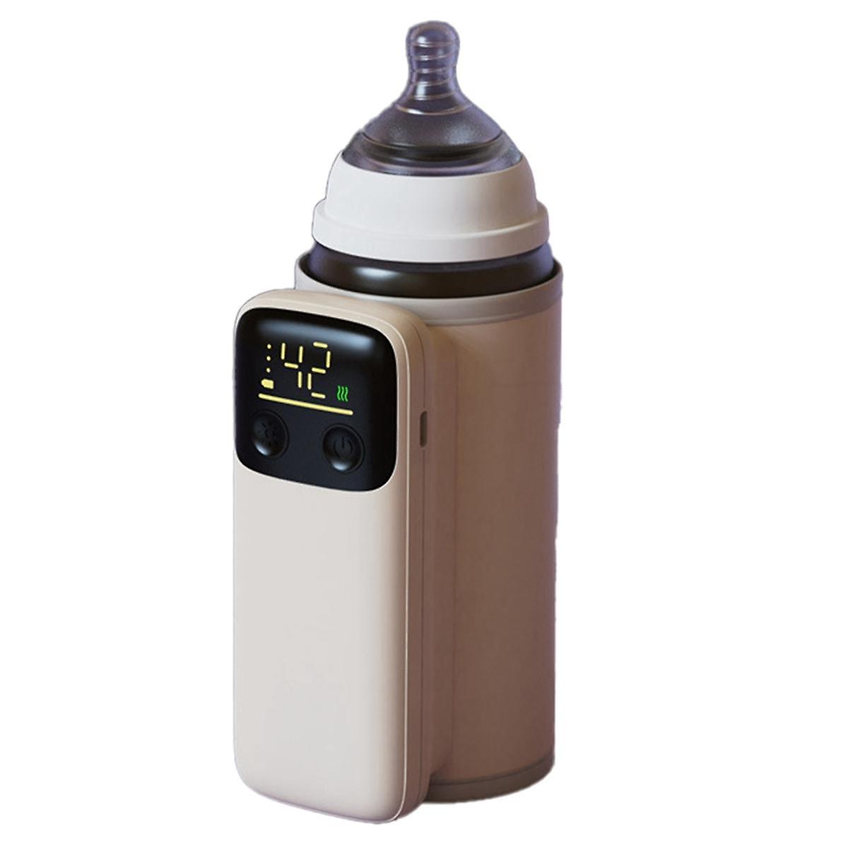 Bottle Heating Jacket 6Levels Adjustment Temperature Display Night Light Lighting Portable Baby Bot