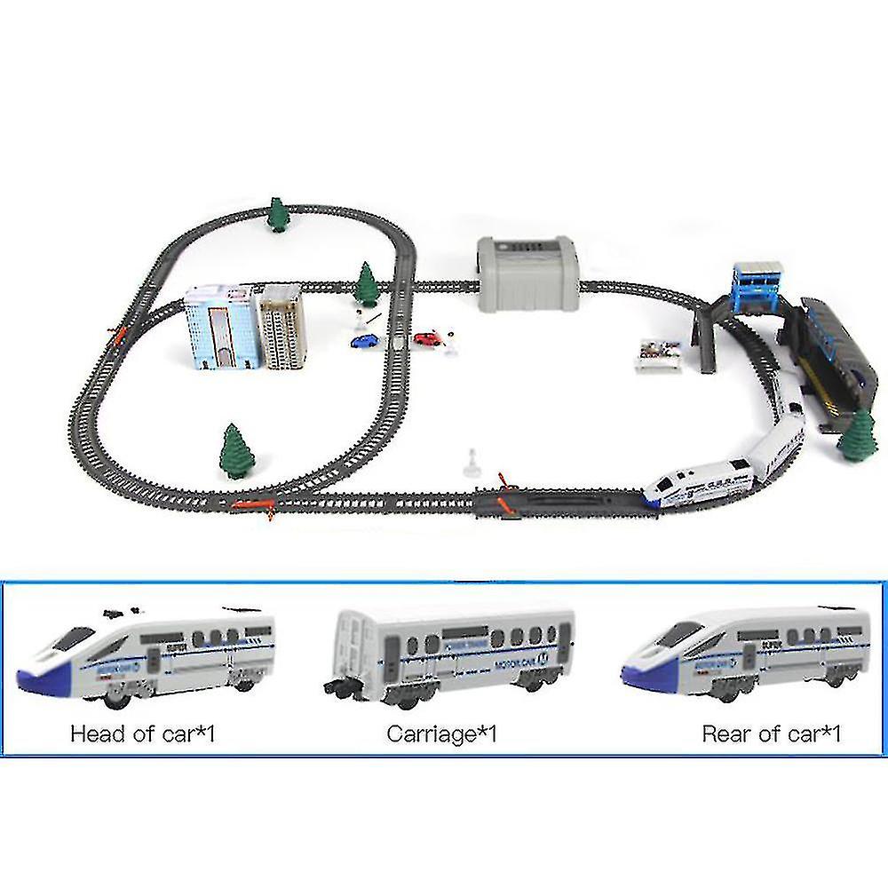 Express Train Set Για Αγόρια &; Ενήλικες, Ηλεκτρικό Μοντέλο Παιχνιδιών Σετ Τρένων Με Πολλά Αξεσουάρ Και Πολλαπλές Διαδρομές